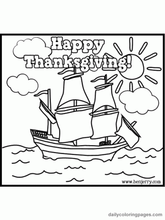 Free Pilgrim Coloring Sheets - Pipevine.co