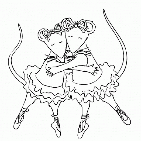Ballerina Coloring Pictures To Print - High Quality Coloring Pages