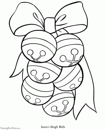 Jingle Bell Coloring Pages Free - High Quality Coloring Pages