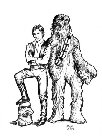 Chewbacca Coloring Pages - Coloring Page