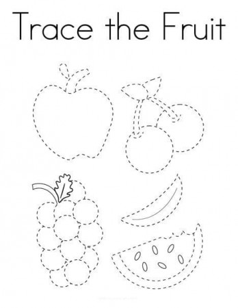 Tracing Coloring Pages - Free Printable Coloring Pages for Kids