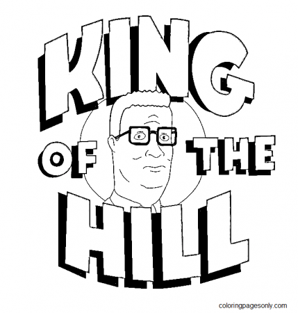 King of the Hill Coloring Pages - King of the Hill Coloring Pages - Coloring  Pages For Kids And Adults