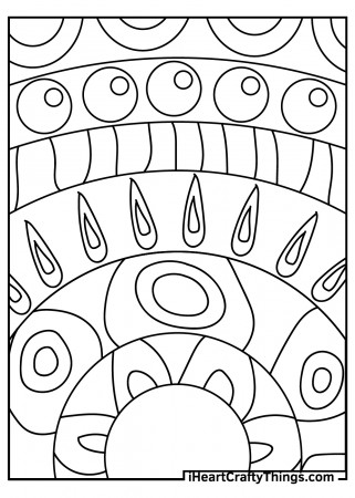 Abstract Coloring Pages (Updated 2023)