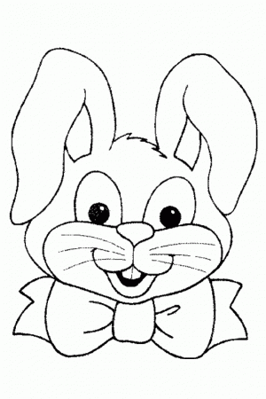 Color in a bunny coloring page in stead of buying some pets