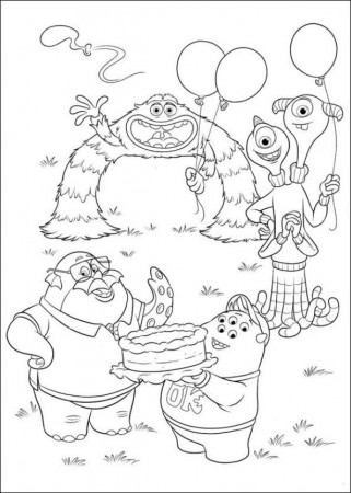 Kids-n-fun.com | 45 coloring pages of Monsters University