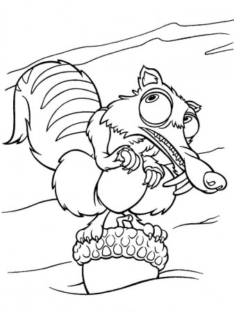 coloring pages of ice-age – Free Printables