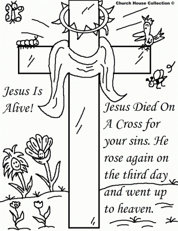 25 Religious Easter Coloring Pages