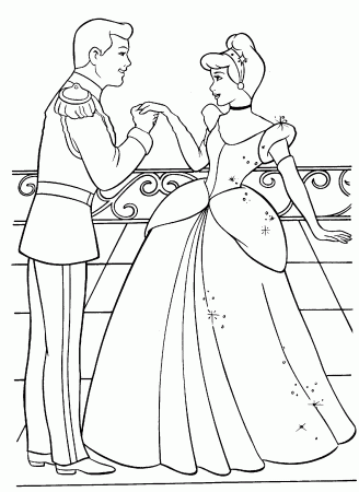 Disney Colouring Pages Cinderella - High Quality Coloring Pages