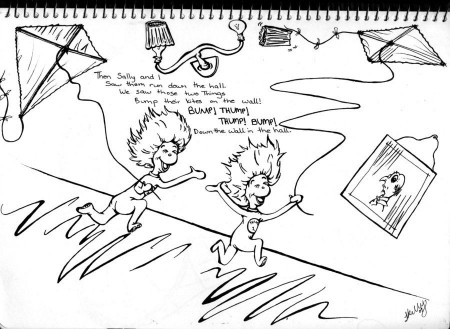 Thing One And Two Coloring Pages - High Quality Coloring Pages