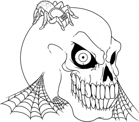 scary coloring pages | Only Coloring Pages