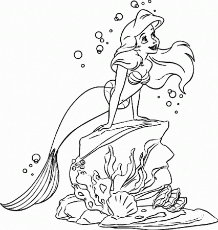 disney coloring pages ariel | Only Coloring Pages