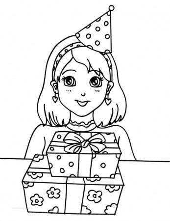 coloring pages : Birthday Coloring Sheets Fresh Preety Girl Birthday Party Coloring  Pages Netart Birthday Coloring Sheets ~ peak