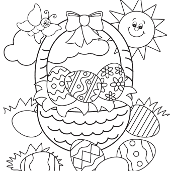 Easter Coloring Pages, Free Easter Coloring Pages for Kids