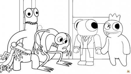 Rainbow Friends Coloring Pages — Free ...