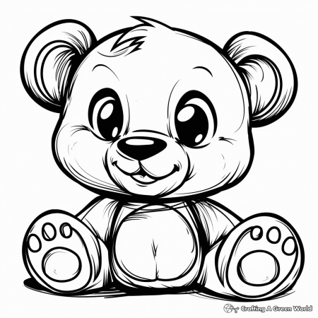 Stuffed Animal Coloring Pages - Free ...