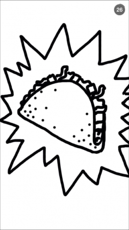 So, You're An Adult And Want To Color? Taco Bell's Snapchat Has You Covered  - MTV