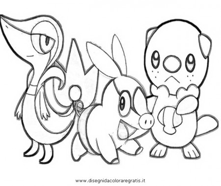 Coloring pages pokemon tepig cards