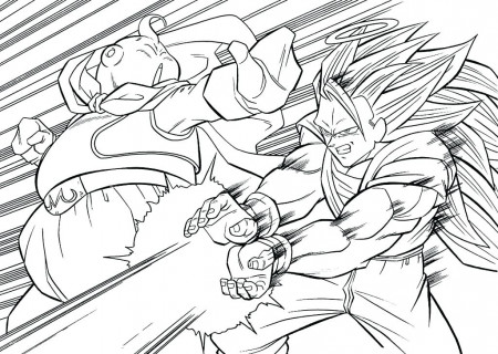 Dragon Ball Mod Tags Coloring Pages Art Kids Goku Vegeta - behindthegown.com