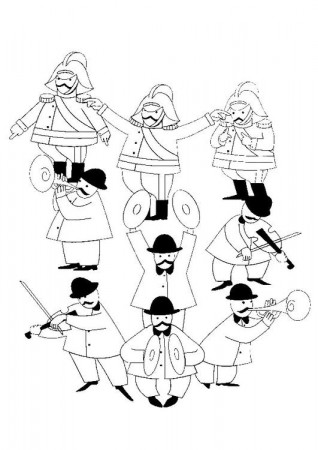 Coloring Page orchestra - free printable coloring pages - Img 28491
