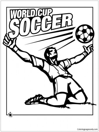 World Cup Soccer Coloring Pages - World Cup Coloring Pages - Coloring Pages  For Kids And Adults