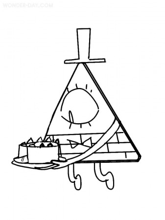 Bill Cipher Coloring Pages | WONDER DAY — Coloring pages for children and  adults