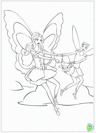 Barbie Fairytopia Coloring Pages Free - Coloring