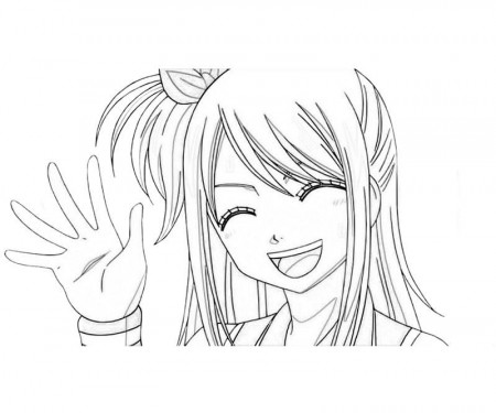 Fairy Tail Lucy Coloring Pages