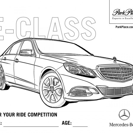 Mercedes Coloring Pages at GetDrawings | Free download