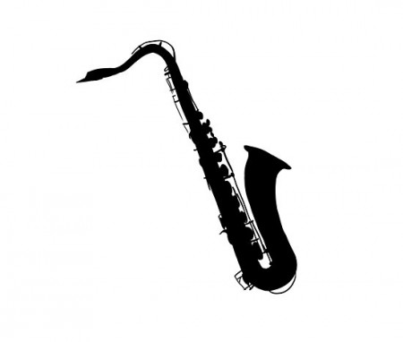 Tenor Saxophone Silhouette