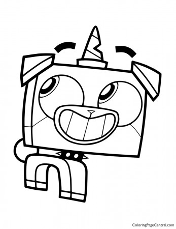UniKitty - Prince Puppycorn Coloring Page | Coloring Page Central