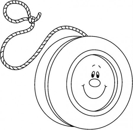 YO-YO COLORING PAGES