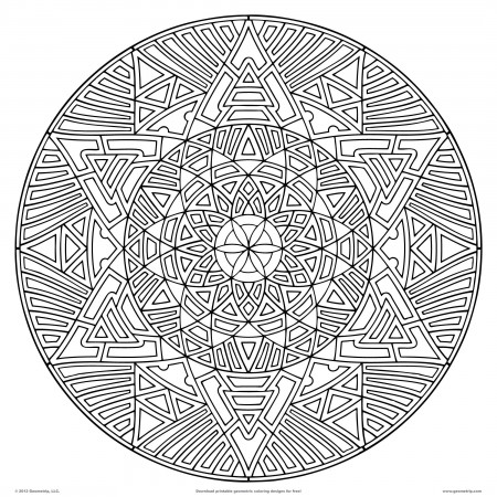 spectacular Intricate mandala coloring pages - incredible ...