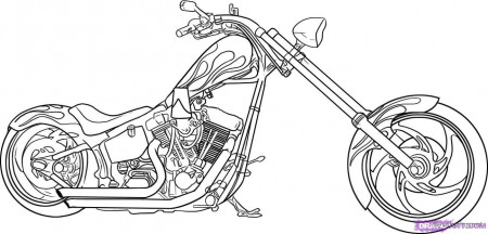 Motorcycle Coloring Pages Great Online pdf to print - Coloring pages