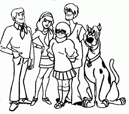 Scooby Doo Coloring Pages | proudvrlistscom