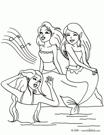 Mako Mermaids Coloring Pages #645409 | Clipart Library