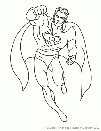 Superman Coloring Pages