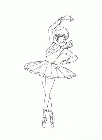 Ballerina (Digital Line Art) by Spicyookami on deviantART