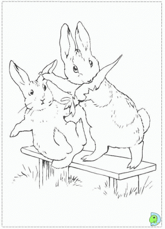 Peter Rabbit Coloring Pages