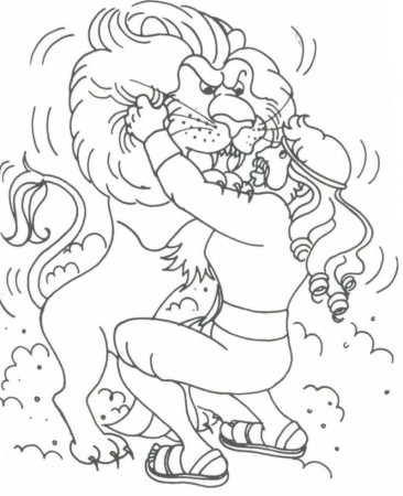samson Colouring Pages