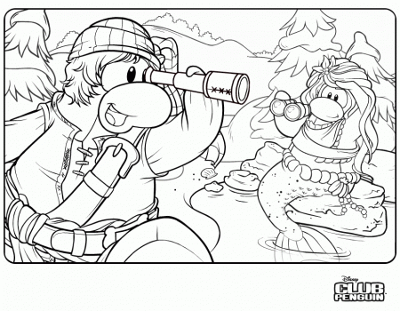 Desenhos do Club Penguin para Colorir e Imprimir | Desenhos para 
