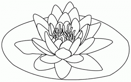 Free Printable Coloring Page Lotus Flower Pictures