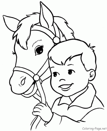 Horse Coloring Pages - My pony