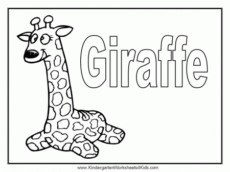 coloring pages giraffe printable : Printable Coloring Sheet ~ Anbu 