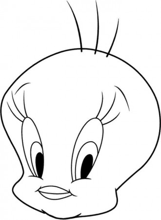 Sweet Tweety Cartoon Coloring Pictures For Kids