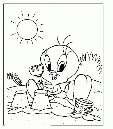 Tweety Coloring in Pages | Tweety Coloring