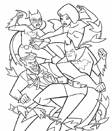 Batman And Robin Coloring Pages - Batman Coloring Pages : Girls 