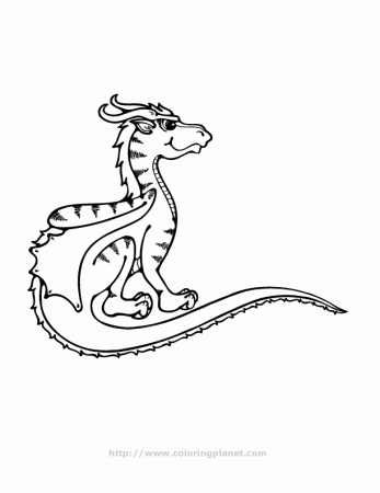 cartoon dragons Colouring Pages (page 2)