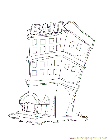 bank for Colouring Pages