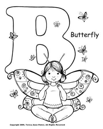 abc yoga Colouring Pages