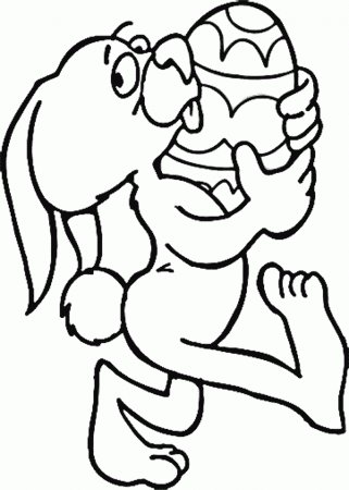 Big easter bunny pictures coloring pages | Coloring Pages